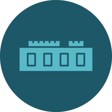 okul simgesi vektör illüstrasyonu