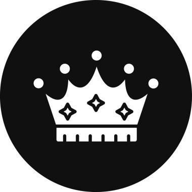 Taç. Web simgesi basit tasarım