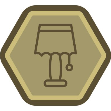 Lamba. Web simgesi basit illüstrasyon