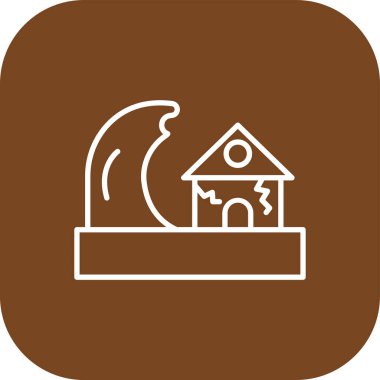 ev simgesi, vektör illüstrasyonu