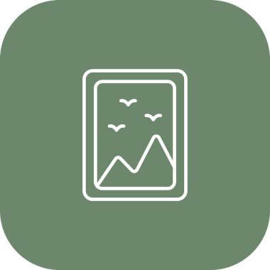 Modern simgenin vektör illüstrasyonu