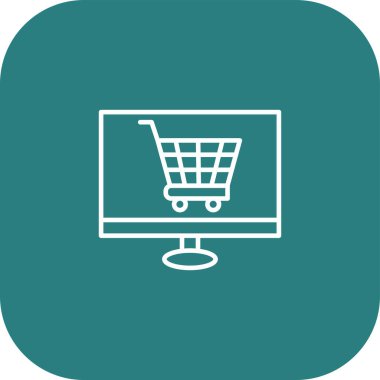 alışveriş sepeti simge vektör