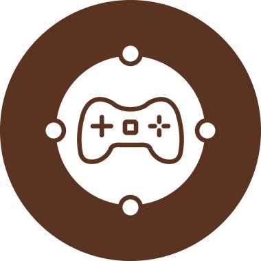 Oyun sahası. Web simgesi basit illüstrasyon