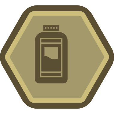 içki ikonu vektör illüstrasyonu