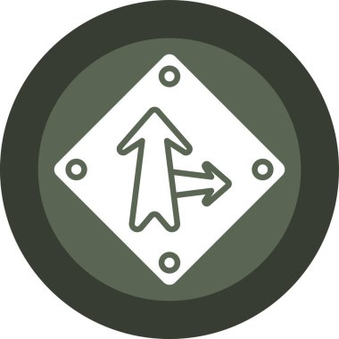 Ok simgesi simgesi tasarımı