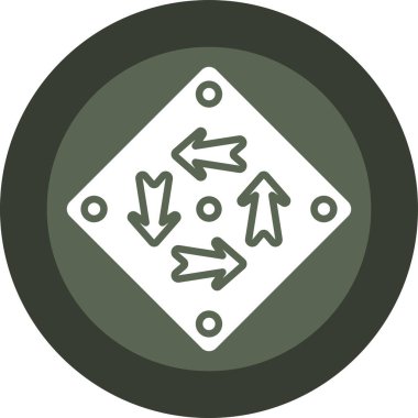 ok simgesinin vektör illüstrasyonu