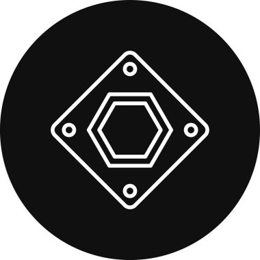 seo modern simgesinin vektör illüstrasyonu