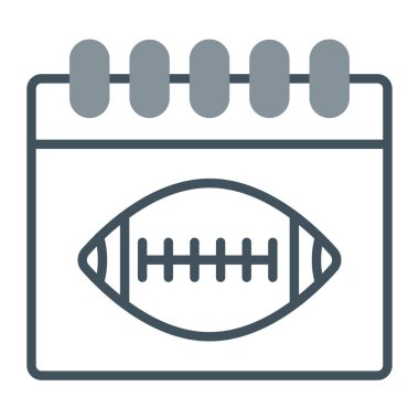 Futbol simgesi, vektör illüstrasyonu