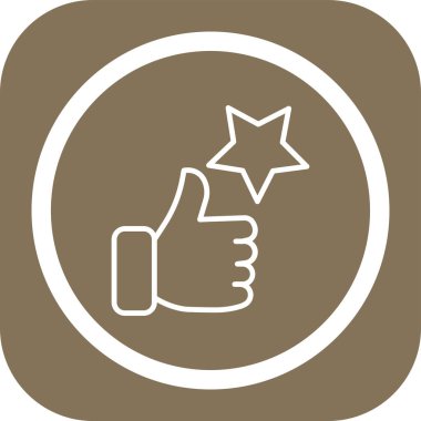 başparmaklar aşağı simgesi. vektör illüstrasyonu