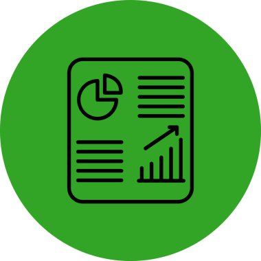 veri simgesi vektör illüstrasyonu