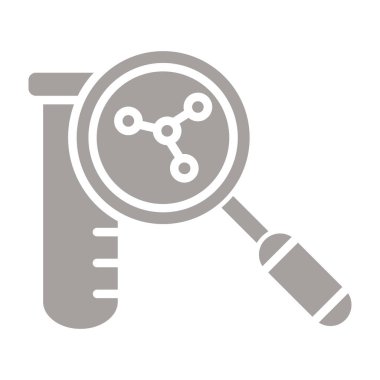 Büyüteç cam simgesi, büyüteç vektör illüstrasyonu ile büyüteç