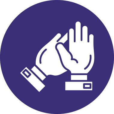 Bir insan simgesinin vektör illüstrasyonu