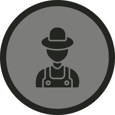 Bir kadın simgesinin vektör illüstrasyonu