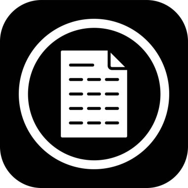 dosya web simgesi, vektör illüstrasyonu