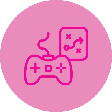 joystick simgesi vektör illüstrasyonu