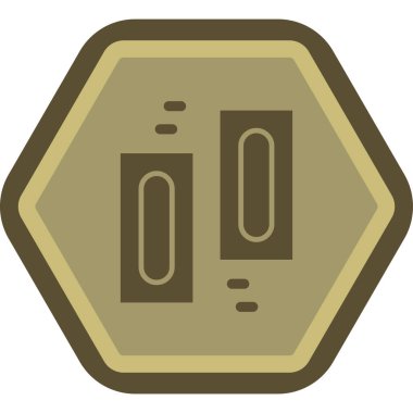 Bir b simgesinin vektör illüstrasyonu