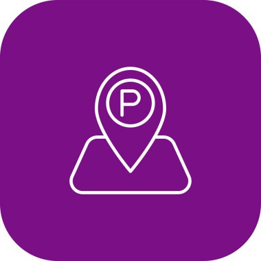 konum simgesi soyut arkaplan grubunda izole