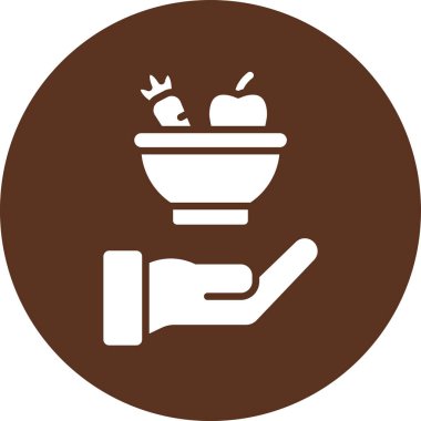 vektör besin simgesi illüstrasyonu