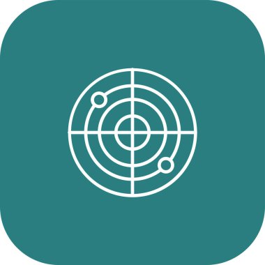 vektör hedef simgesi illüstrasyonu