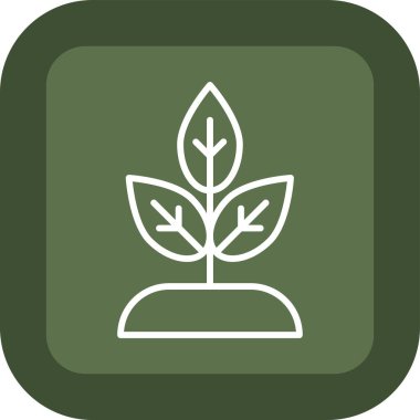 Eşsiz Ağaç Vektör Satırı Simgesi