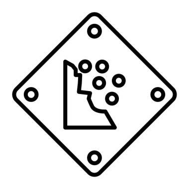 Bir araba simgesinin vektör illüstrasyonu