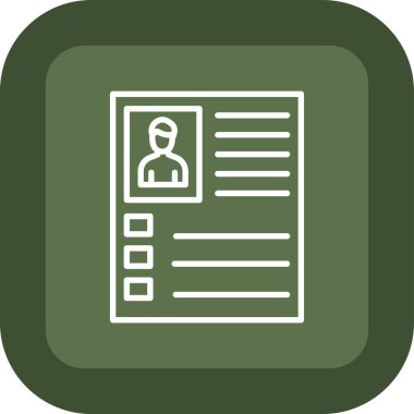 vektör panosu simgesi, basit vektör illüstrasyonu