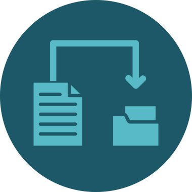 Dosya. Web simgesi basit illüstrasyon