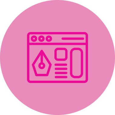 Benzin istasyonu modern simgesinin vektör illüstrasyonu