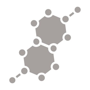 Molekül simgesi vektör illüstrasyonu