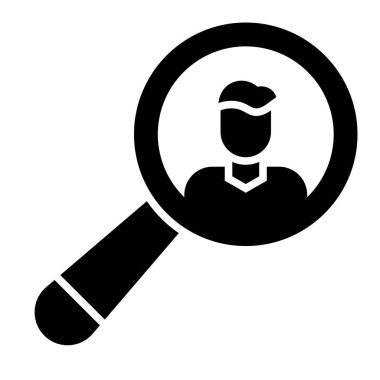 Ara. Web simgesi basit tasarım