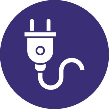 Elektrik dolgu simgesinin vektör illüstrasyonu