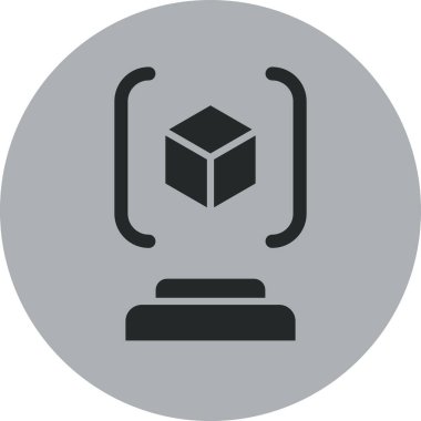 Modern simgenin vektör illüstrasyonu