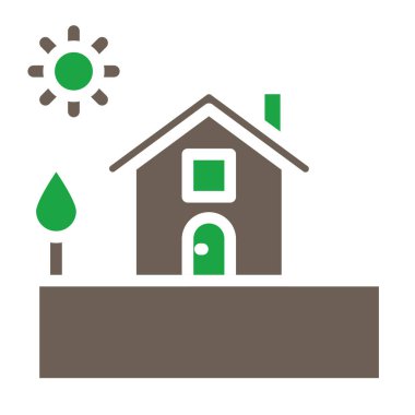 eco house icon vector illustration design