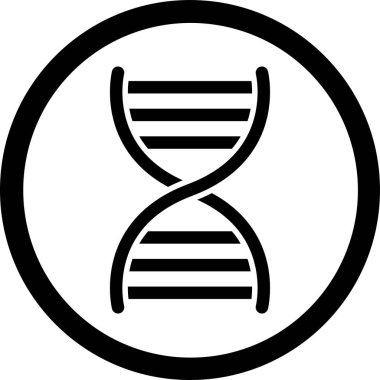 DNA simgesi, vektör illüstrasyonu