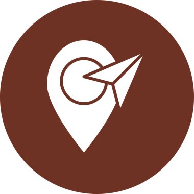 konum simgesi. konum konum simgesi vektör illüstrasyonu