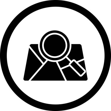 Ara. Web simgesi basit illüstrasyon