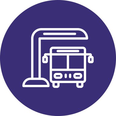 tren. Web simgesi basit illüstrasyon