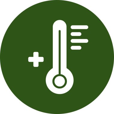 termometre simgesi vektör illüstrasyonu