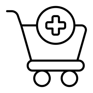 eczane ve tıbbi simge vektörü.