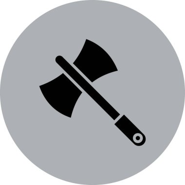 Balta. Web simgesi basit illüstrasyon