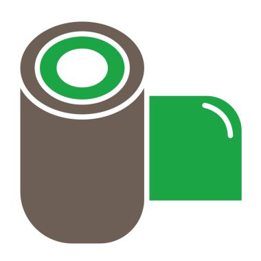 pil simgesi. düz vektör illüstrasyonu