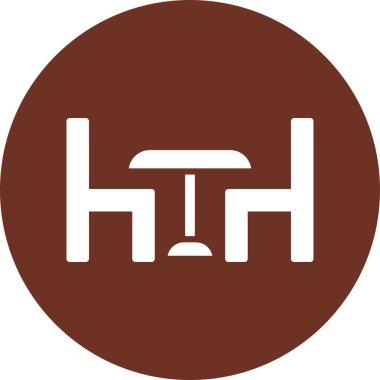 İlk harfi H Logo şablonu vektör tasarımı