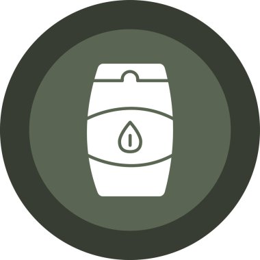 Yiyecek ve içecek ikonunun vektör illüstrasyonu