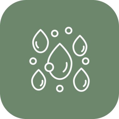 Su damlası vektör simgesi