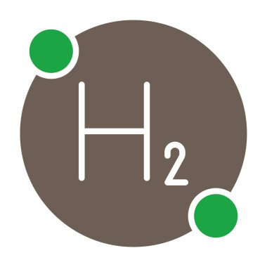 Kimyasal simge vektör çizimi