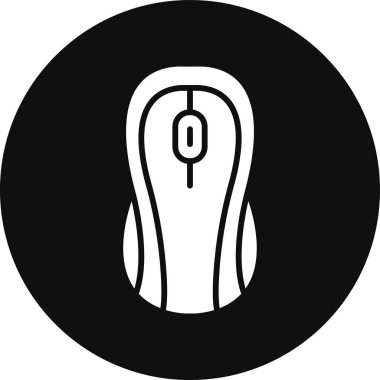 Bilgisayar faresi simgesi. Web tasarımı için bilgisayar fare vektör simgesinin basit çizimi