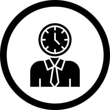 iş yönetimi simgesi vektör illüstrasyonu