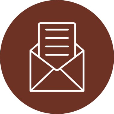 Posta simgesinin vektör illüstrasyonu