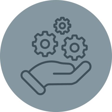 dişli vektör simgesi