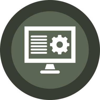 seo modern simgesinin vektör illüstrasyonu